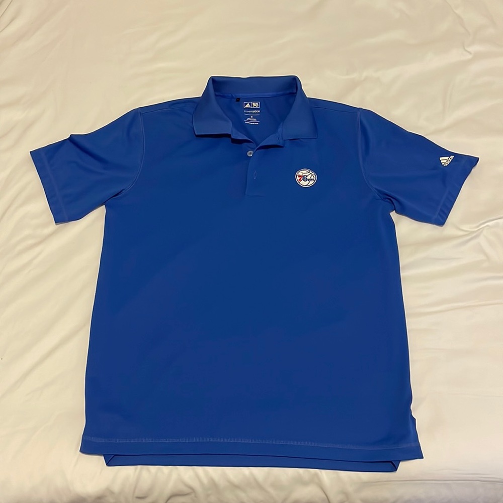 Beautiful DriFit Adidas 76ers Golf Polo Men’s Medium
